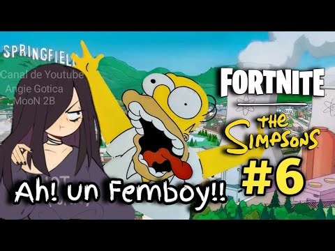 Gotica Femboy 7w7 😨❤️🖤 Fortnite x Los Simpsons #6