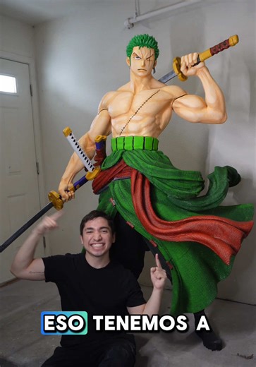 Respuesta a @★Michel★ Imprimí en 3D a Zoro en tamaño real!!! 🤯 Quedó increíble! Una total locura! 🤩 Se ve increíble junto a Luffy y Chopper :) | Así se imaginaban a Zoro en tamaño real? PD: Te quiero mucho One Piece :) Modelo: TanukiFigures https://cults3d.com/:3249740 #impresion3d #onepiece #zoro #luffy #3dprinting