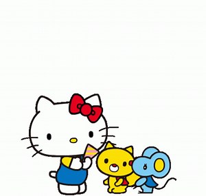 Hello Kitty Congratulations Sticker - Hello Kitty Congratulations Lets Party - Descubre y comparte GIF