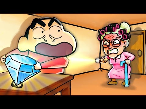 Shinchan Looted Granny House 🤑