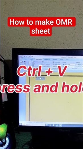 How to make OMR sheet 🤗🤗🤗🤗🤗🤗
