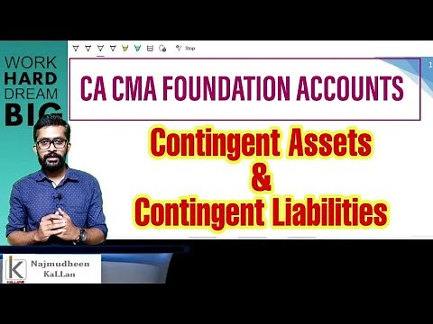 #56 Contingent Assets | Contingent Liabilities | Provisions | Liabilities | CA CMA FOUNDATION