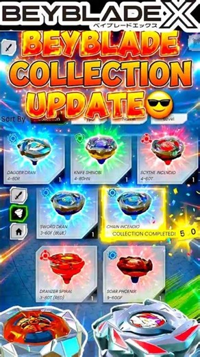 FINAL Beyblade X COLLECTION UPDATE😎 #beybladex #collection #shorts