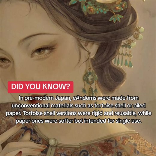 Unconventional Condom Materials in Pre-Modern Japan