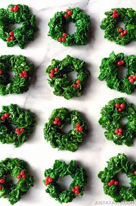 Christmas Cornflake Wreaths - Just a Taste