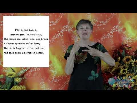 How to Sign Poetry with ASL | September Poems