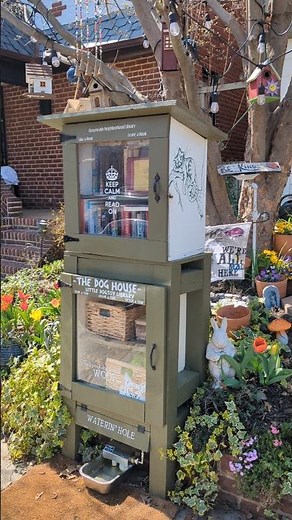 The most magical Little Free Library I've ever seen 📚✨ #littlefreelibrary
