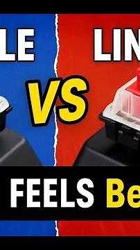 Tactile vs Linear switches in mechanical keyboard. Sound comparison | FULL VIDEO