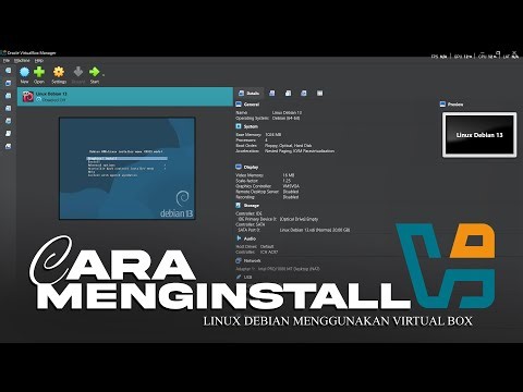 Install Linux Debian 13 Menggunakan Oracle Virtual Box
