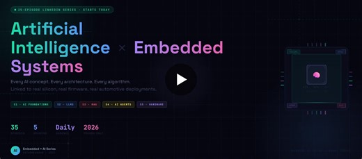 AI in Embedded Systems: 5 Seasons, 35 Episodes | shreyas shah posted on the topic | LinkedIn