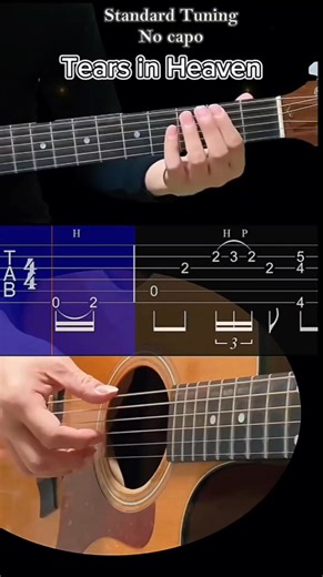 277K views · 4.2K reactions | (Tutorial) Tears In Heaven - Eric Clapton Easy tutorial for strumming guitar patterns with Tabs. #GuitarTutorial #EasyGuitar #StrummingPattern #GuitarTabs #BeginnerGuitar #LearnGuitar #MusicLessons #guitarlessons #acousticguitar #EricClapton #acousticguitarist | Six String Serenade | Facebook