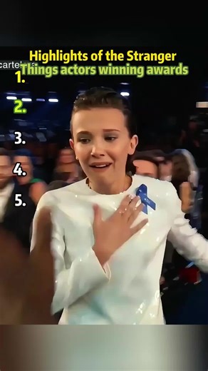 Highlights of the Stranger Things actors winning awards #StrangerThings #highlights #winning #awards #moment #viral #fyp
