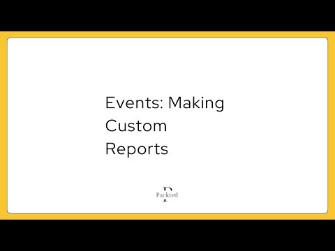How to make custom reports using the Events template in GA4