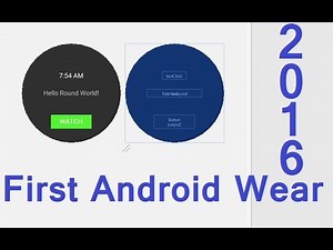 Android wear app tutorial for beginner. Make your first android wear app. NEW 2016