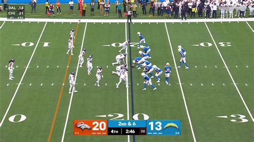 Can't-Miss Play: Herbert's sidearm TD dime to Allen trims Broncos' lead to 20-19