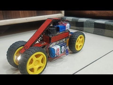 Battery Powered DIY Car | Science Project Car | Homemade Electric Car Model