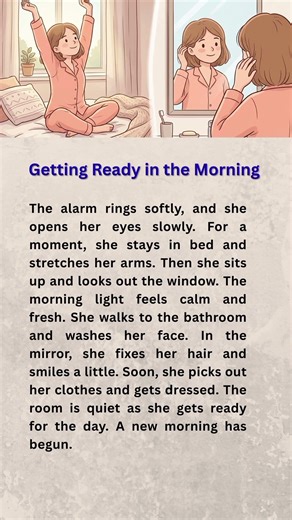 Morning Routine in English | Getting Ready in the Morning 🌅 | Beginner English Practice