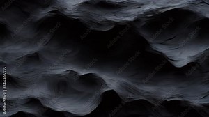 Black crumpled paper texture in low light background, Generative AI