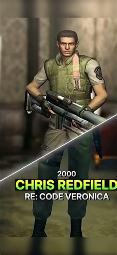 RE: Evolution of Chris RedField #residentevil #gaming #horrorgaming