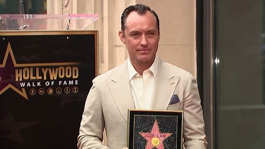 Jude Law receives star on the Walk of Fame