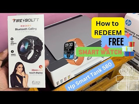 How To Redeem Free SmartWatch On Hp Printer ? || How To Claim Free Offers On Hp Product Online ?