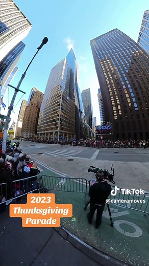 2023 Thanksgiving Parade coverage for CBS #thanksgiving #nyc #macysthanksgivingdayparade #parade #thanksgivingparade #cameraoperator #tvproduction #behindthescenes