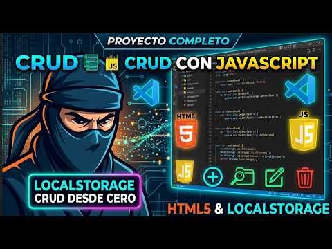 ¿CRUD SIN BASE DE DATOS? ¡Hazlo con JavaScript y LocalStorage!