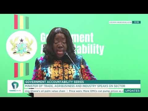 LIVE: Min. for Trade and Agribusiness Elizabeth Ofosu-Adjare gives an account of her office