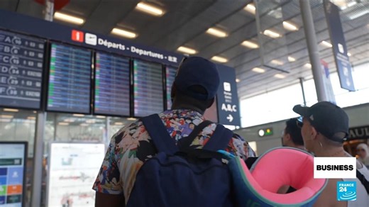 Hundreds of flights cancelled as French air traffic controllers go on strike