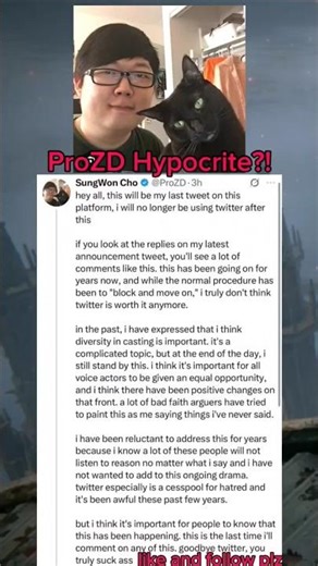 ProZD is a Hypocrite Drama Explained | #drama