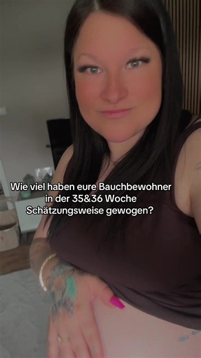 Wie viel wiegen Babys in der 35. und 36. Schwangerschaftswoche?