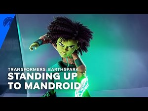 Transformers: EarthSpark | Mo Stands Up To Mandroid (S1, E22) | Paramount+
