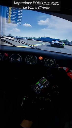 IMSA Racing Porsche 962C 24h Le Mans high speed racing realism prototype 🏎️💨🔊