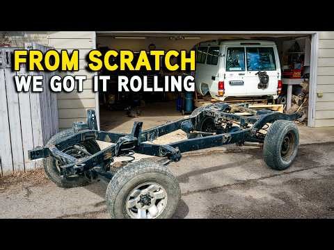 It Finally Moves! Rolling This 80 Series Chassis After Months of Work