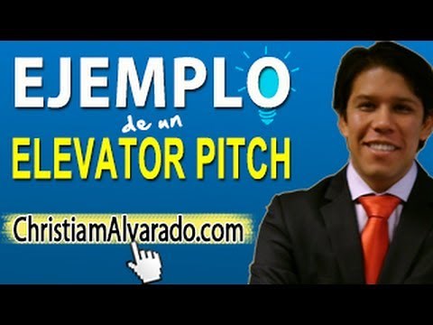 Ejemplo de Elevator Pitch