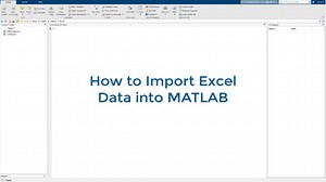 MATLAB Basics: Getting started from Excel
