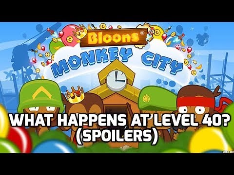 Bloons Monkey City (BMC) Mobile - What Happens at Level 40? (Spoilers)