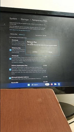 Delete Temporary Files in Windows 11 🚀 Free Up Space Fast! #shorts #windows11 #storage