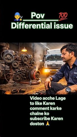 differential issue,, turbocharger mechanical💯 #ytnasir1 #ytshorts #anime #differentials #shortvideo