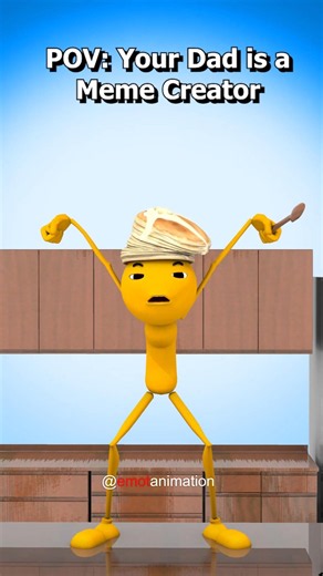 Like Father Like Son 😎👶🍪🥞 (Animation Meme) #emot #memeanimation