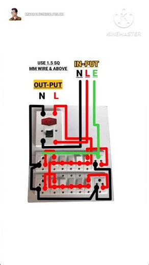 1 Main 10 Switch 4 Socket Wiring Connection Diagram #electricwiring #shortsviral