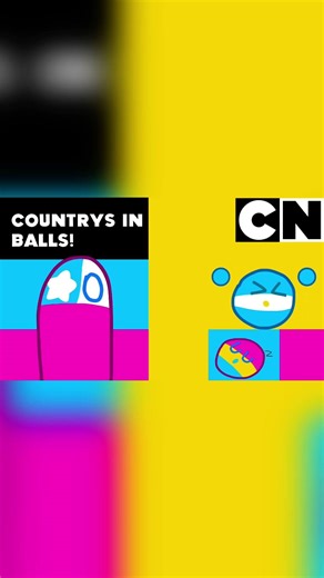 Bumper de countryballs en Cartoon network! (Fanmade) #cartoonnetwork #countryballs #shorts