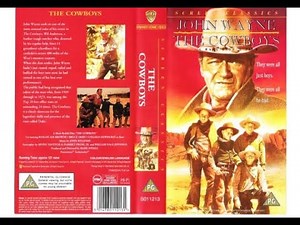 Original VHS Opening and Closing to The Cowboys UK VHS Tape