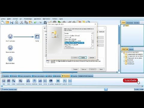 SPSS Modeler conexión ODBC a SQL Server, PostgreSQL y MySQL