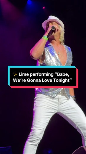 ✨ Lime performing “Babe, We’re Gonna Love Tonight” LIVE at Hard Rock Live! #lime #babeweregonnalovetonight #fyp #freestyle #oldiesvibe @OldiesVibe