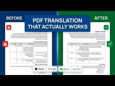 Why PDF Translation Always Breaks (and How to Fix It)