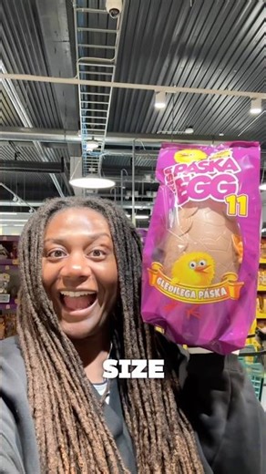 The size of Icelandic chocolate Easter eggs are 🤯🤯