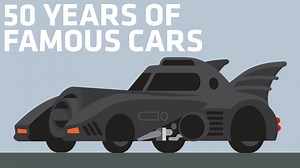 An Animated Look at 50 of the Most Famous TV and Movie Cars From the Last 50 Years With Illustrations by Scott Park