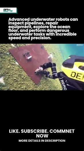 THIS UNDERWATER ROBOT WORKS FASTER THAN HUMAN DIVERS 🌊🤖