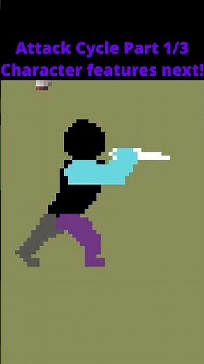 My First Attack Animation — Pixel Art Journey (Part 1/3) #animationtimelapse #artjourney